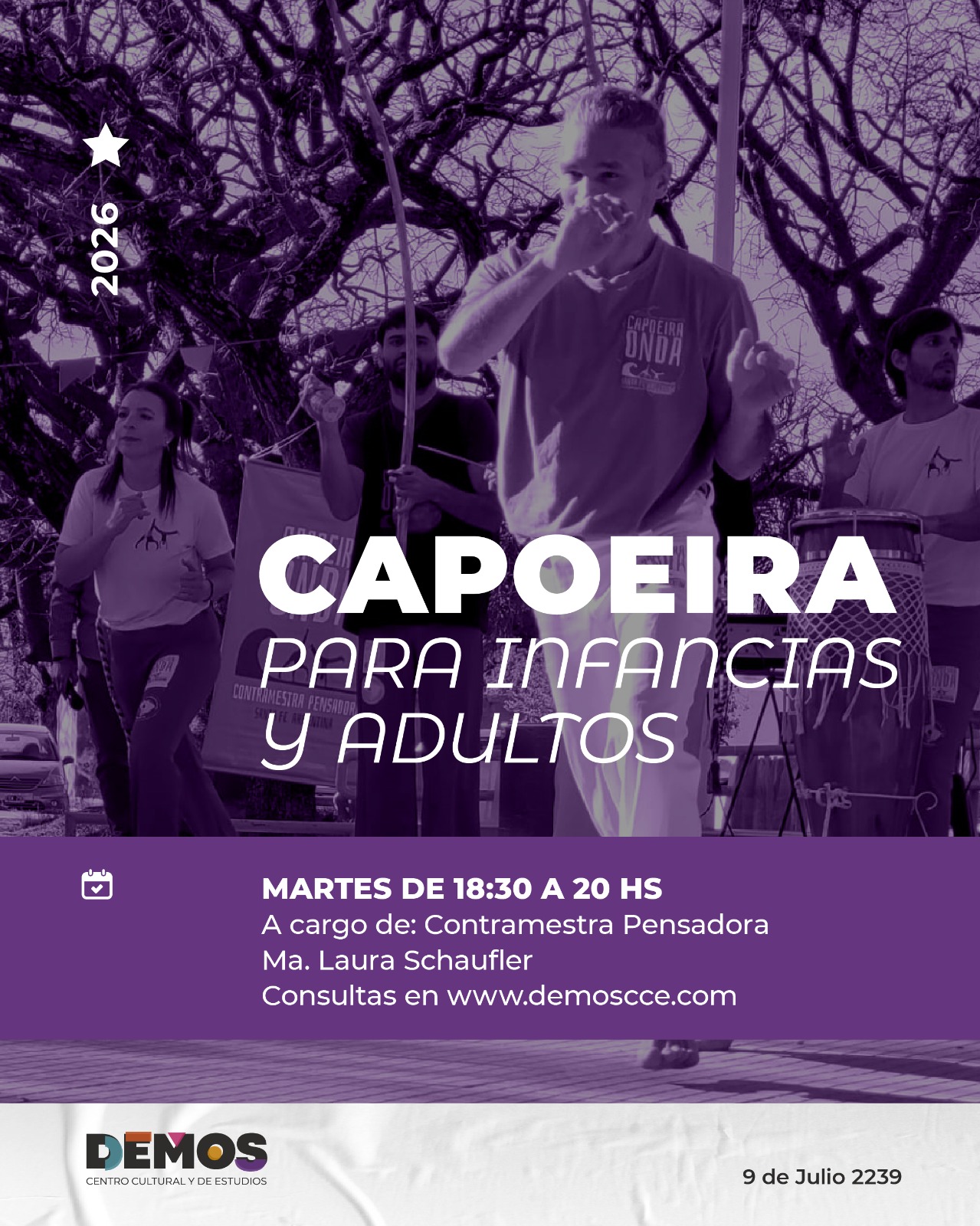 Taller de Capoeira para Infancias y Adultos